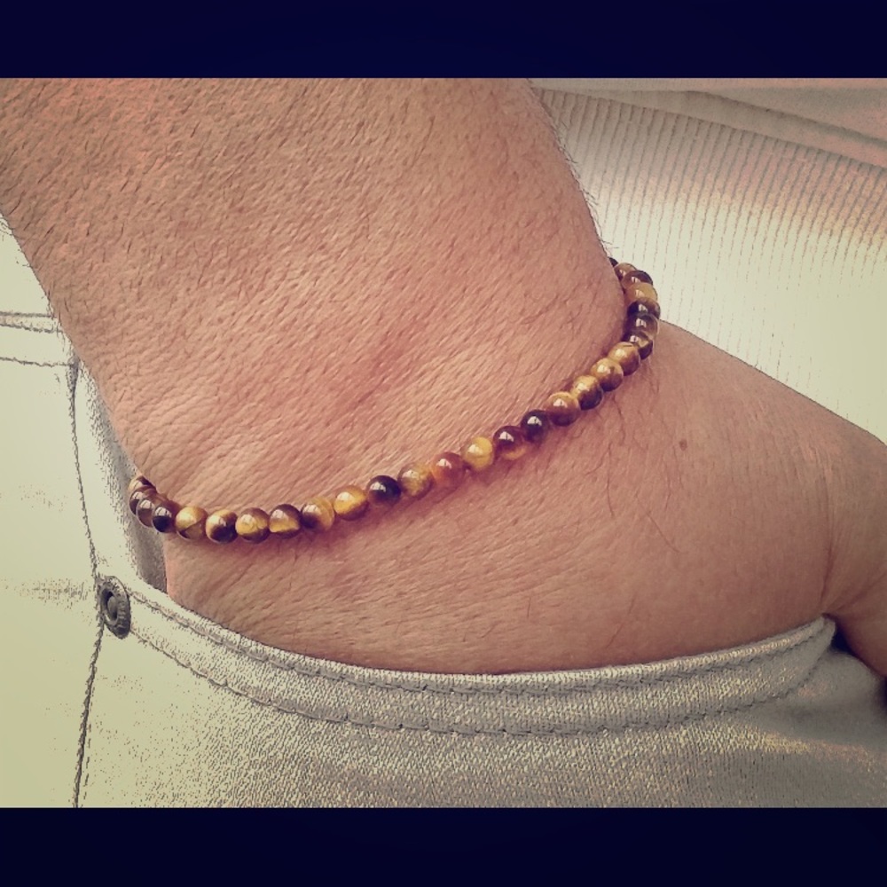 New Custom Tiger Eye Bracelet Unisex